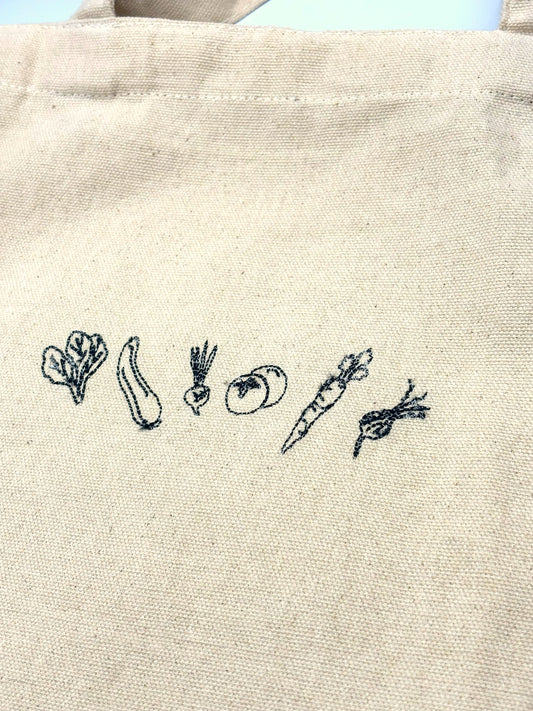 Canvas Bag with Veggies