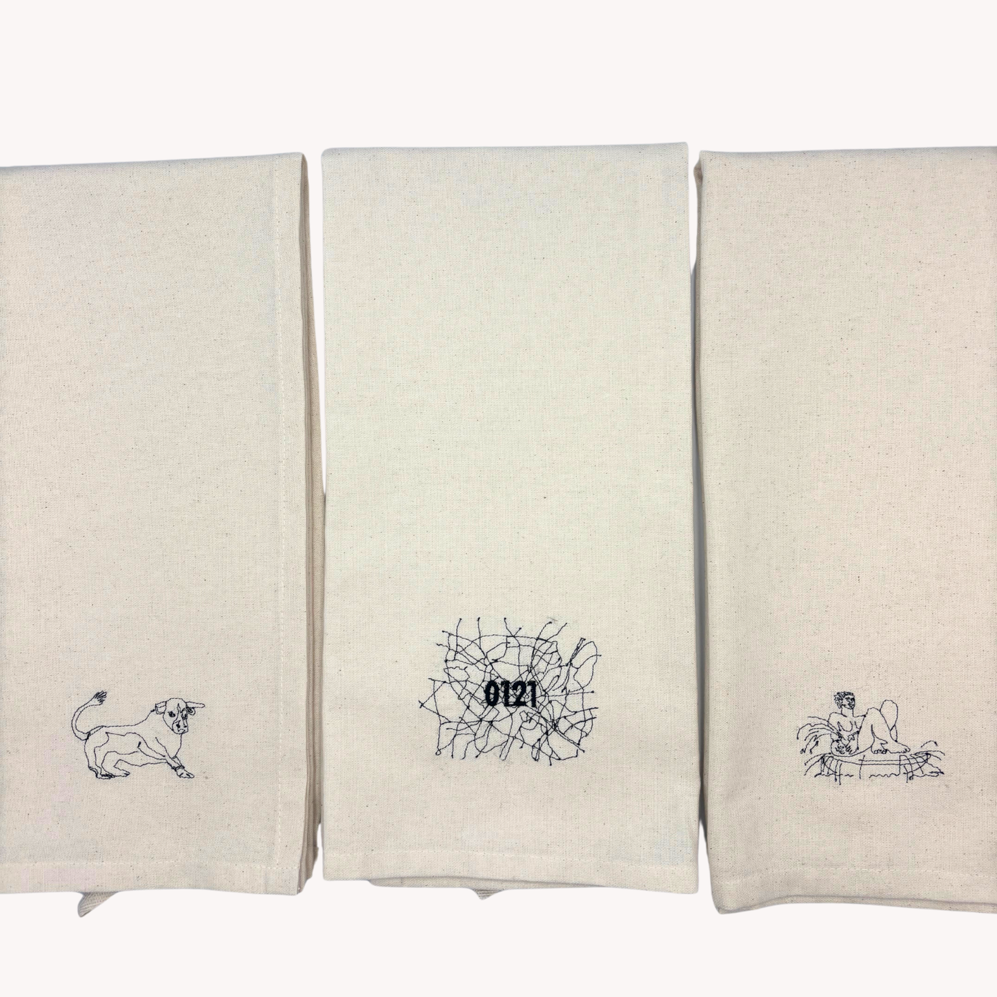 Birmingham Bull Tea Towel