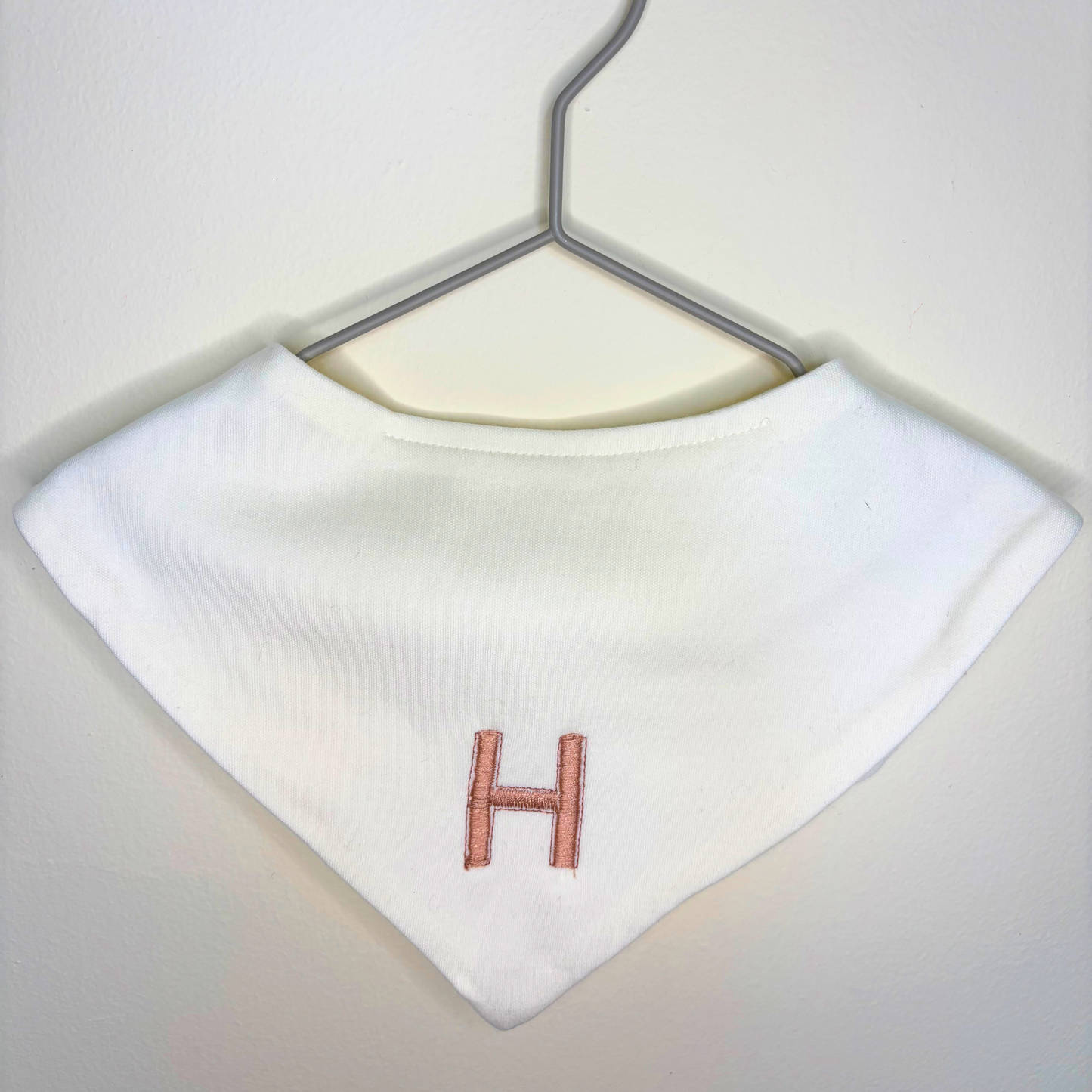 Embroidered Initial Bib