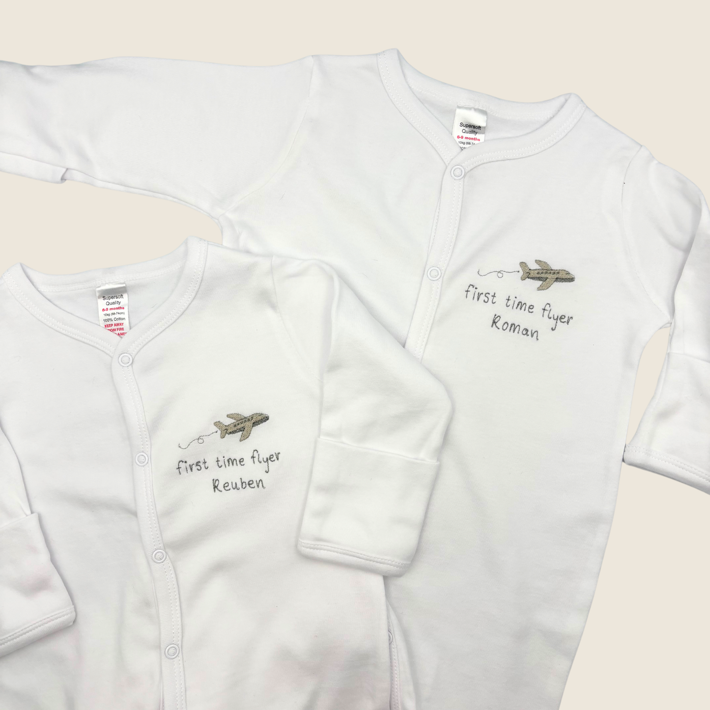 First Time Flyer Babygrow