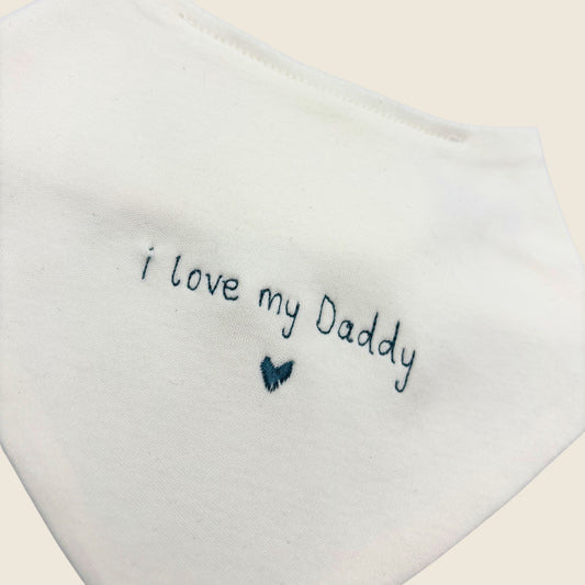 Father's Day/I love my Daddy bib