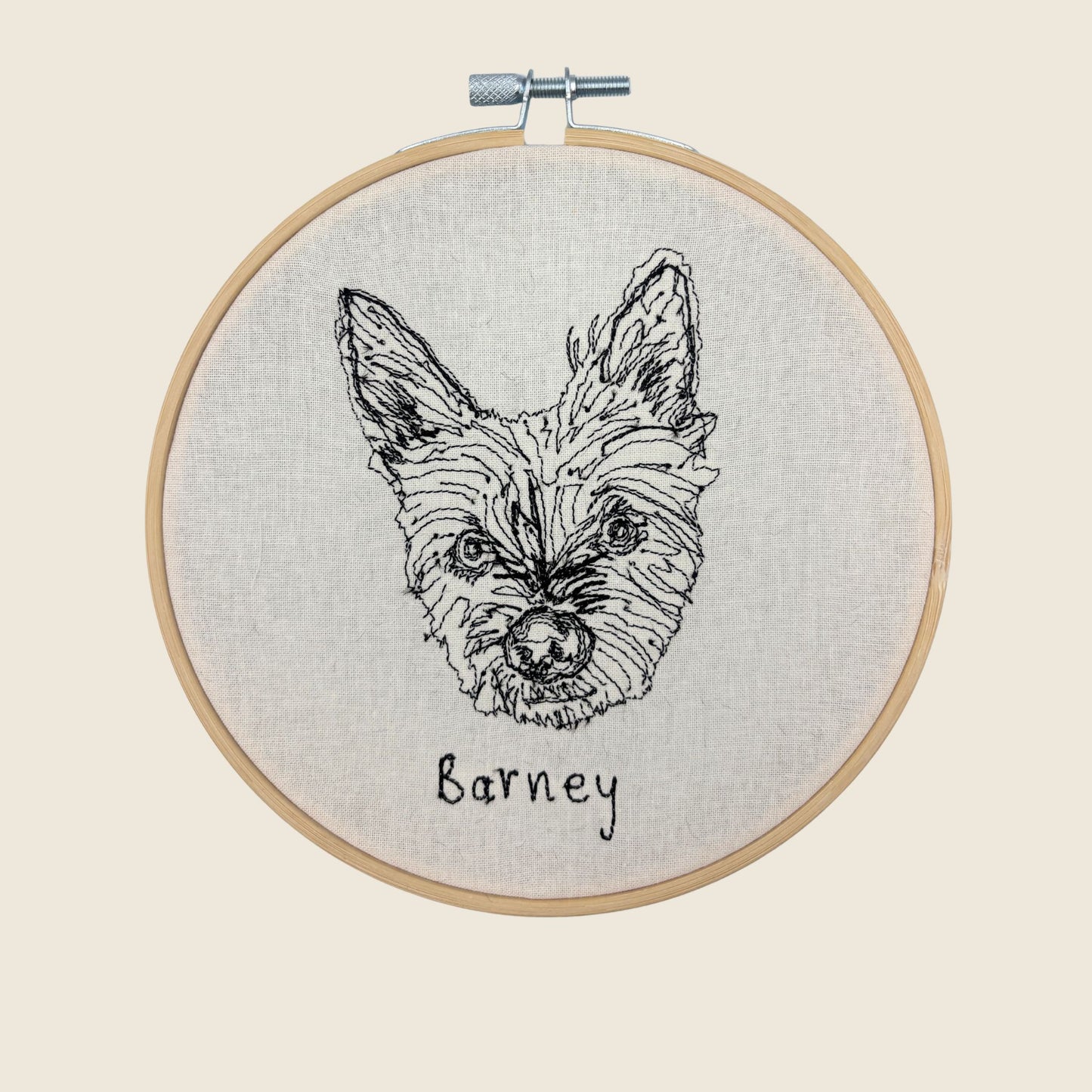 Pet Portrait Hoop