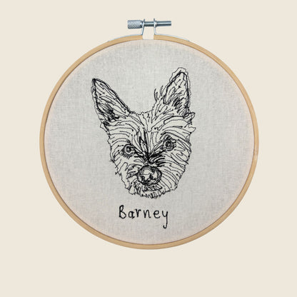 Pet Portrait Hoop