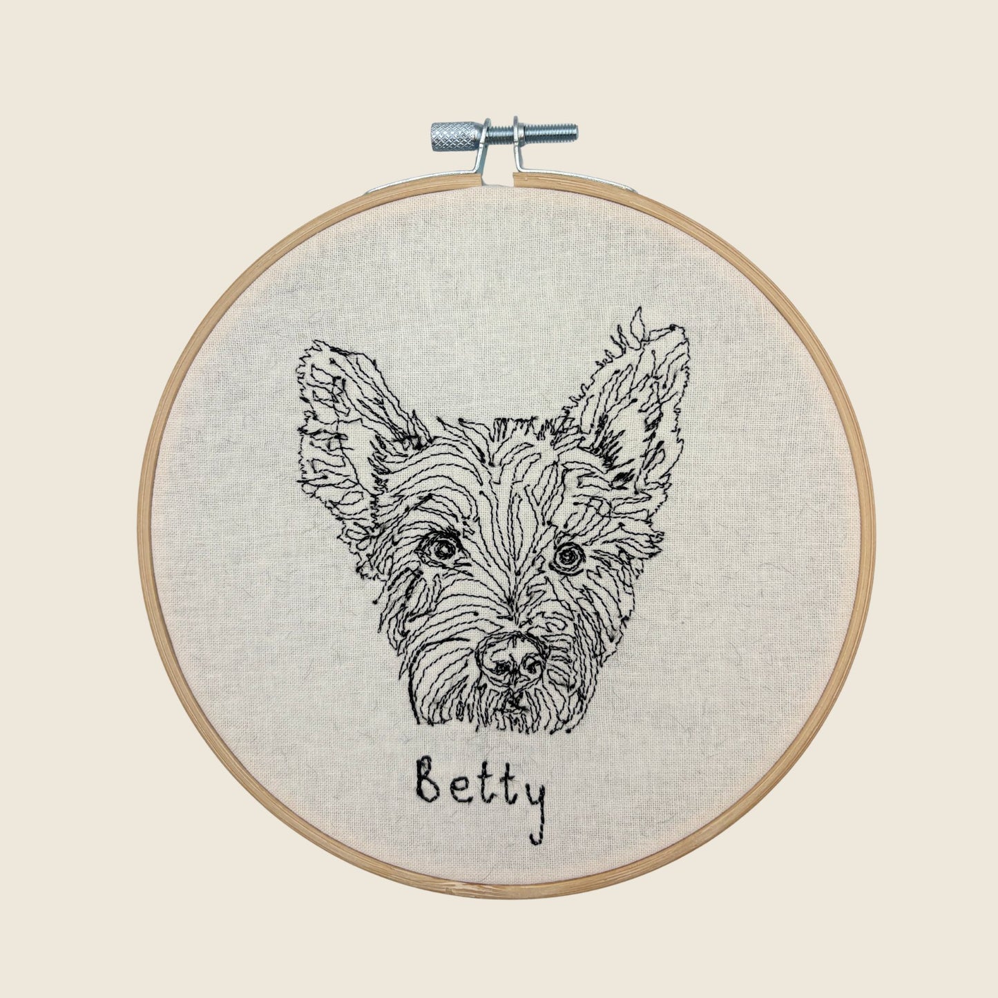 Pet Portrait Hoop