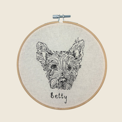 Pet Portrait Hoop