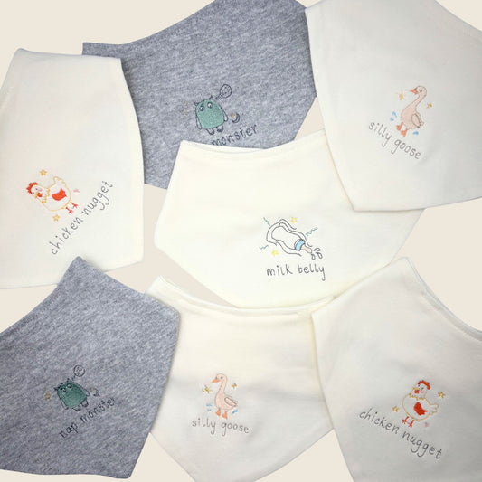 Chicken Nugget Bandana Bib