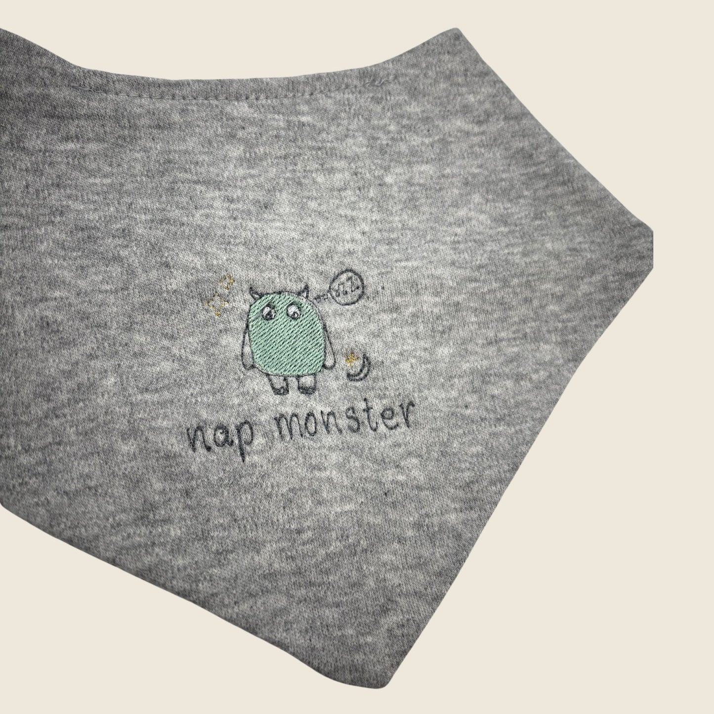 Nap Monster Bandana Bib