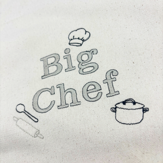 Big chef apron design
