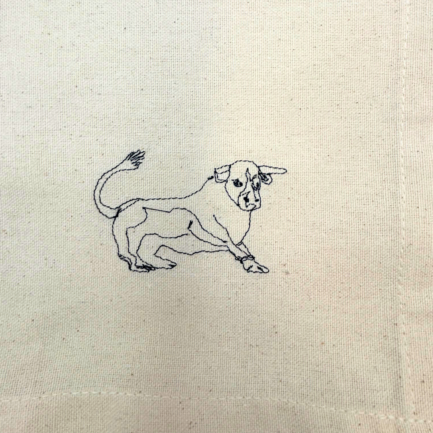 Birmingham Bull Tea Towel