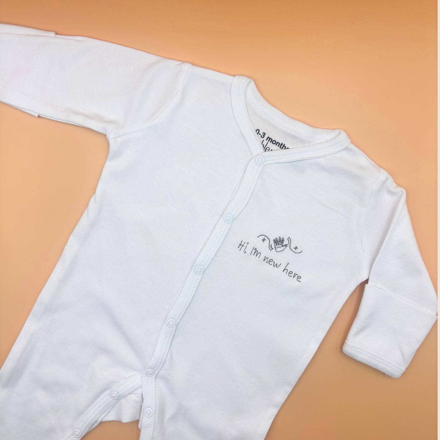 Hi, I'm New Here Babygrow