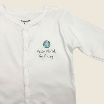 Hello World Babygrow