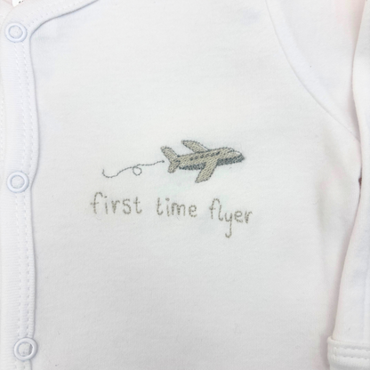 Embroidered babygrow