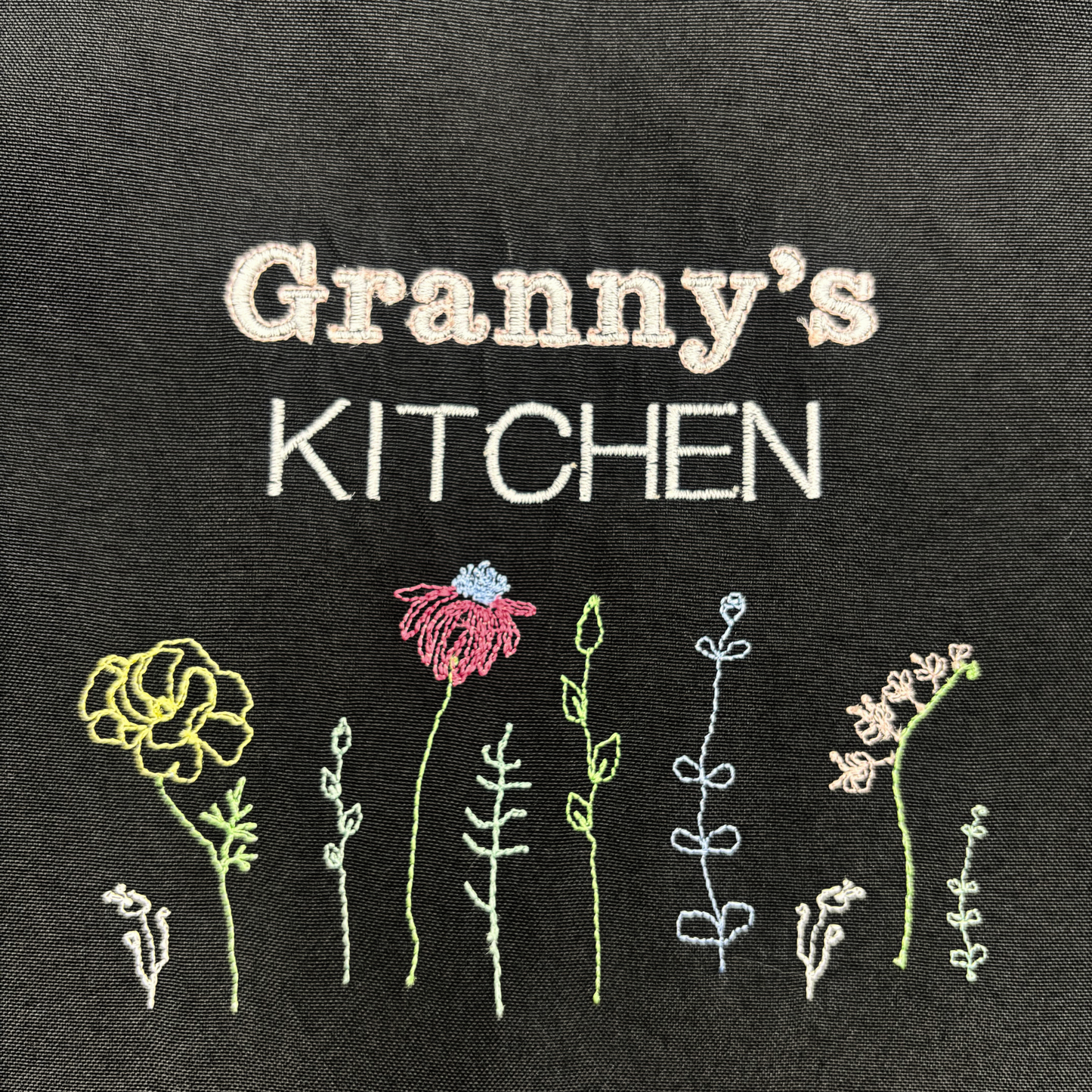 Personalised Floral Apron