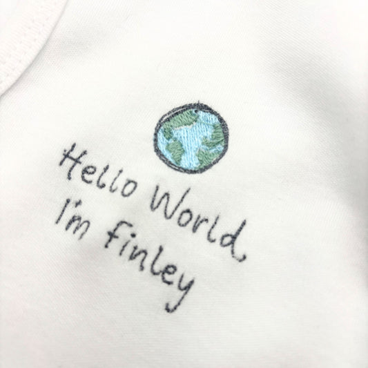 Hello World Babygrow