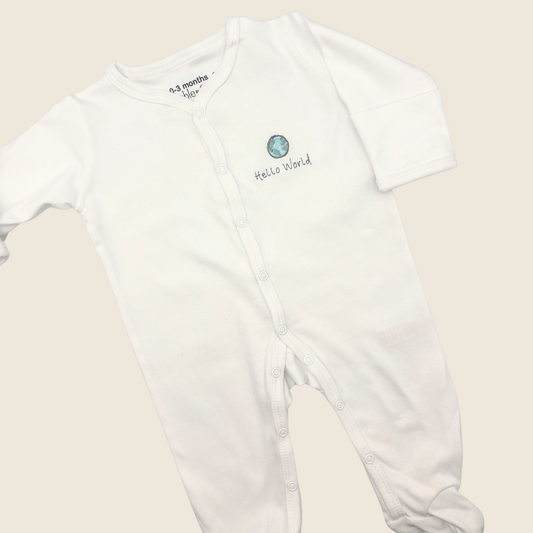 Hello World Babygrow