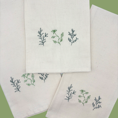 Herb tea towel