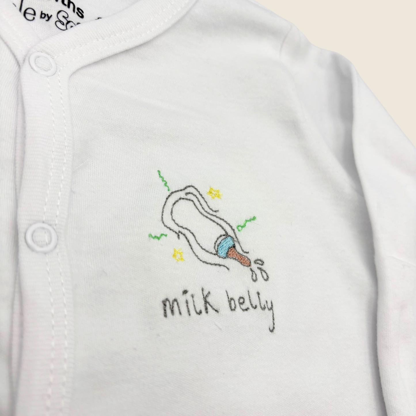 Milk Belly Babygrow