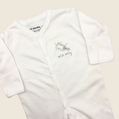 Milk Belly Babygrow