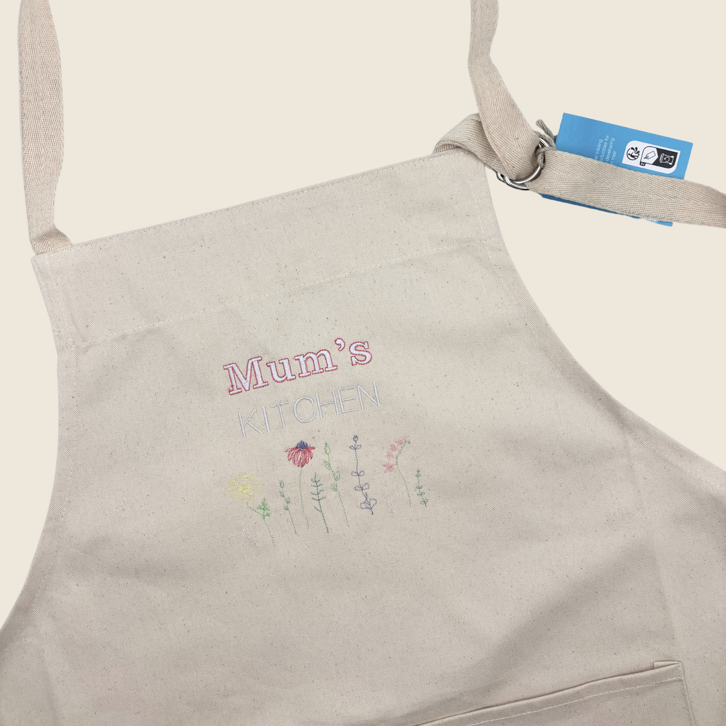 Personalised Floral Apron