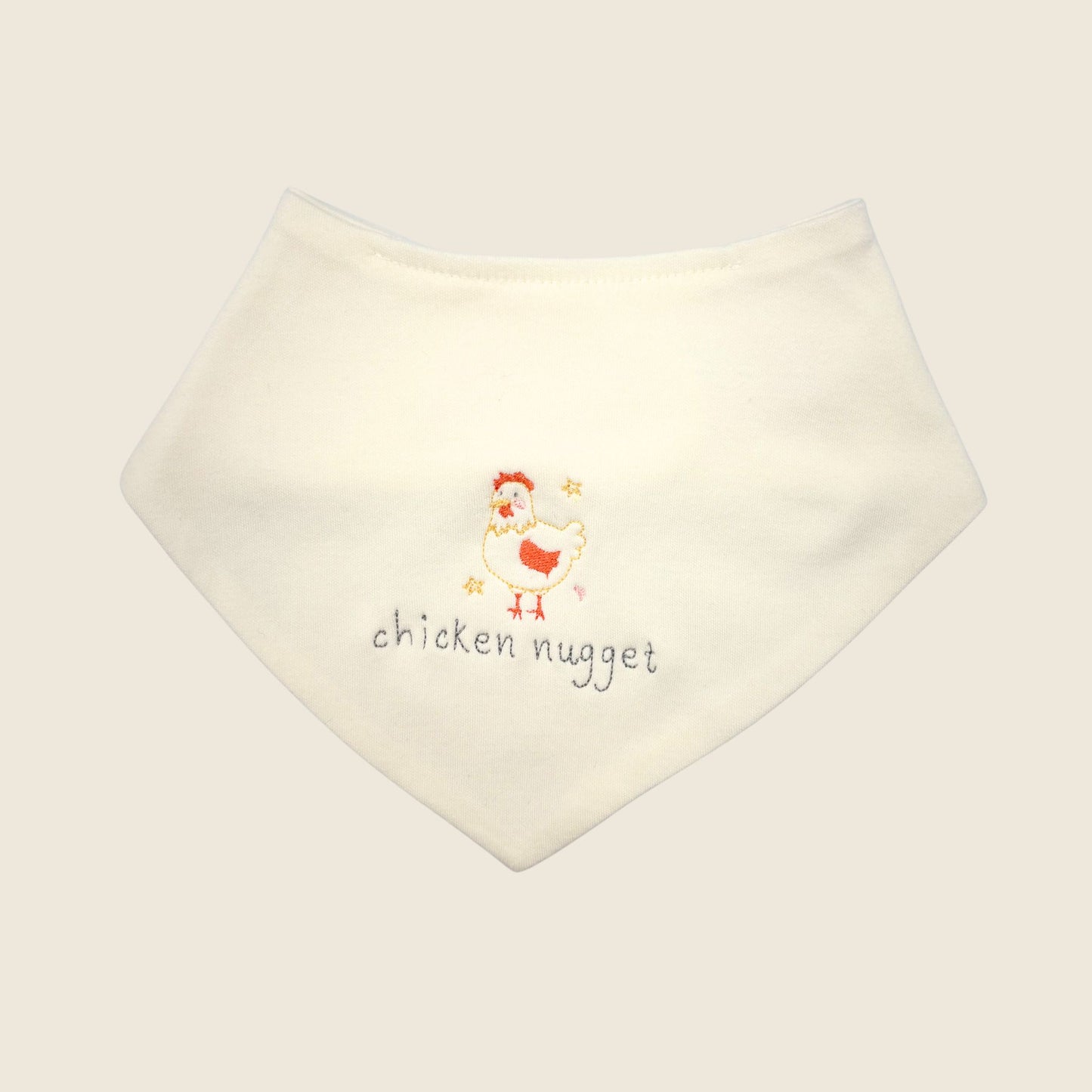 Chicken Nugget Bandana Bib