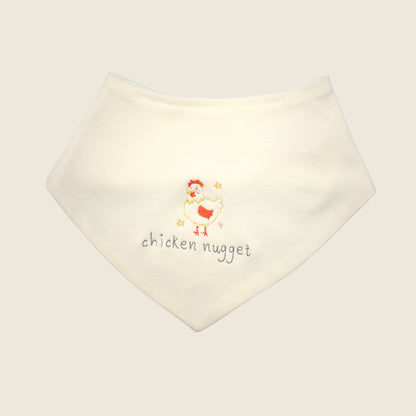 Chicken Nugget Bandana Bib
