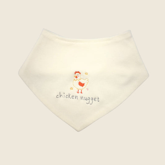 Chicken Nugget Bandana Bib