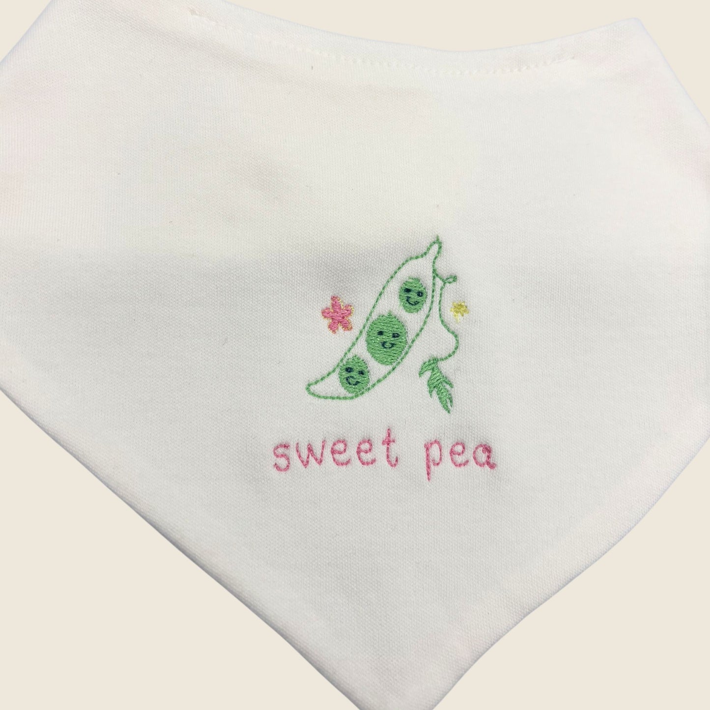 Sweet Pea Bandana Bib