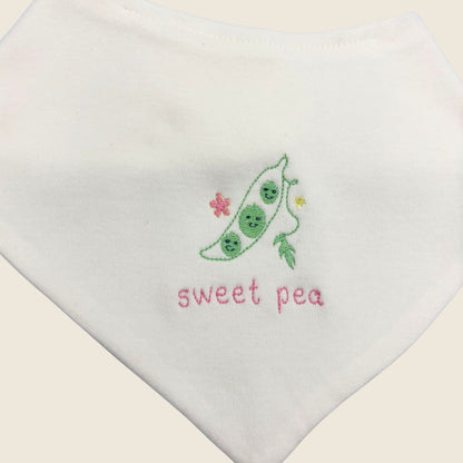 Sweet Pea Bandana Bib