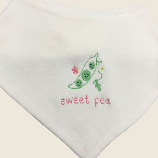 Sweet Pea Bandana Bib