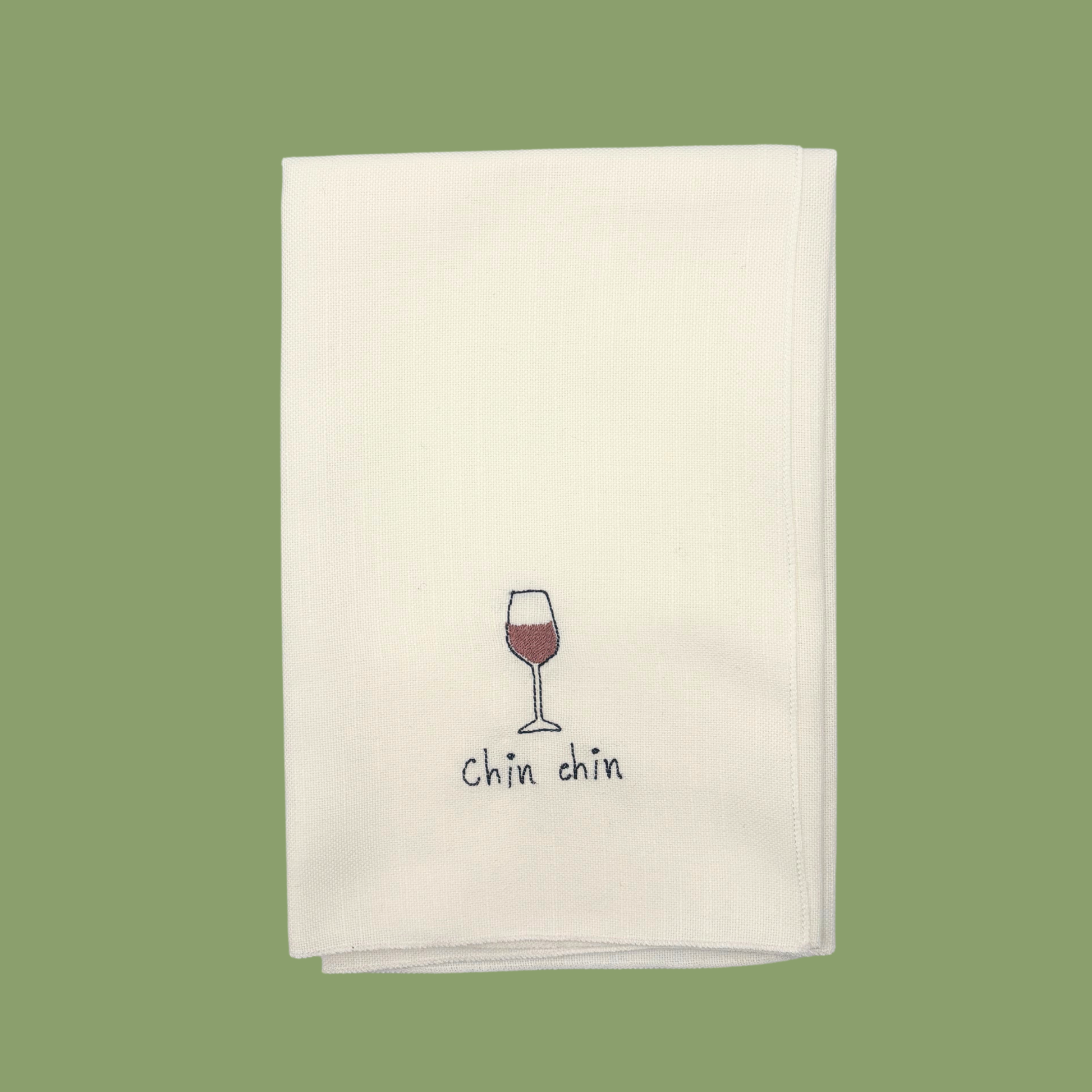 Red wine napkin