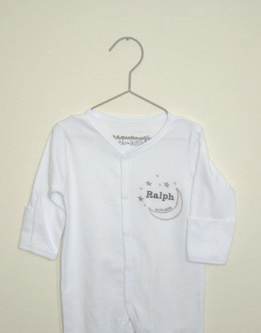 Personalised Embroidered Babygrow