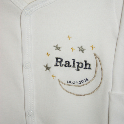 Personalised Embroidered Babygrow
