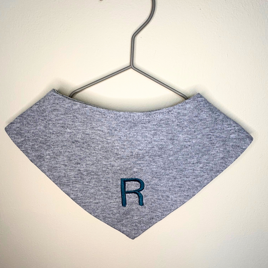 Embroidered Initial Bib