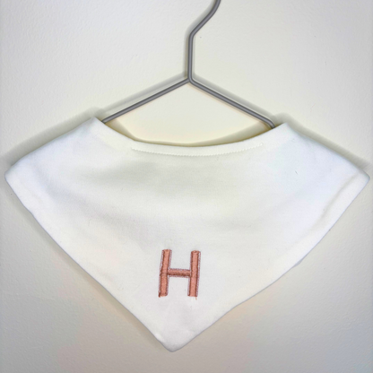 Embroidered Initial Bib