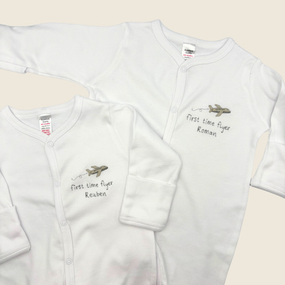 First Time Flyer Babygrow